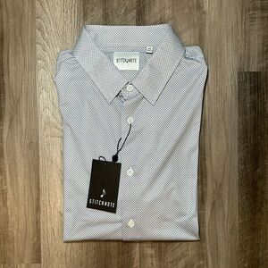 Stitch Note Long Sleeve Button Down - Medium